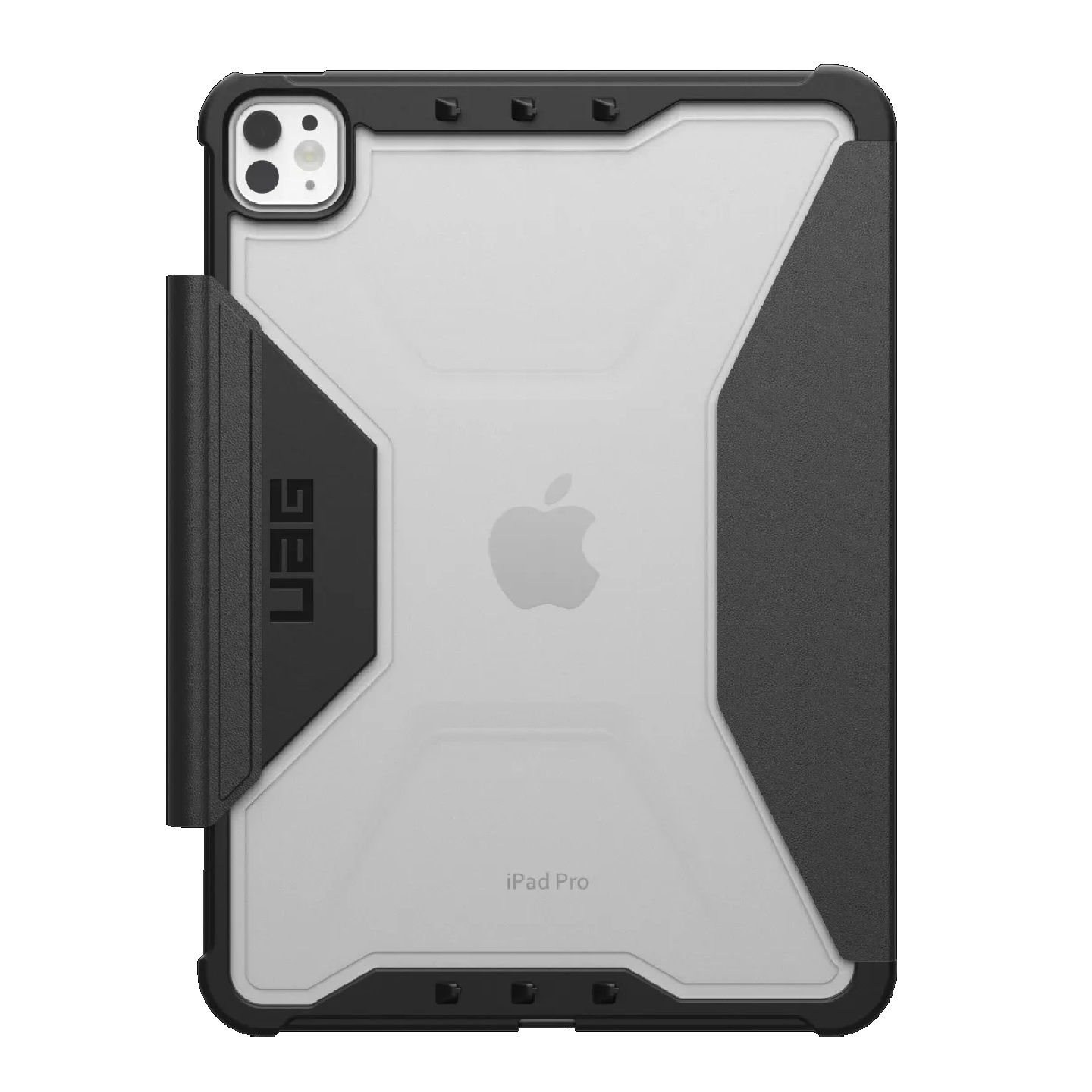 UAG Plyo Apple iPad Pro (11') (M5/M4) (6th/5th Gen) Folio Rugged Case - Black/Ice (124477114043), DROP+ Military Standard, 10 Years Warranty