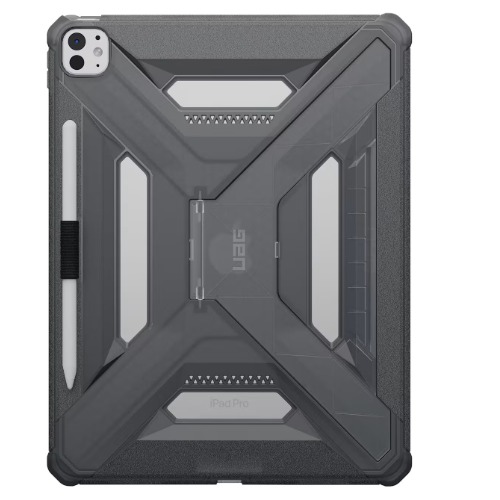 UAG Scout Plus Apple iPad Pro (11.0') (7th Gen) Case - Ash (840283925078), Slim, Soft-Touch, Built-in kickstand, Pencil Holder, 1 Year Warranty