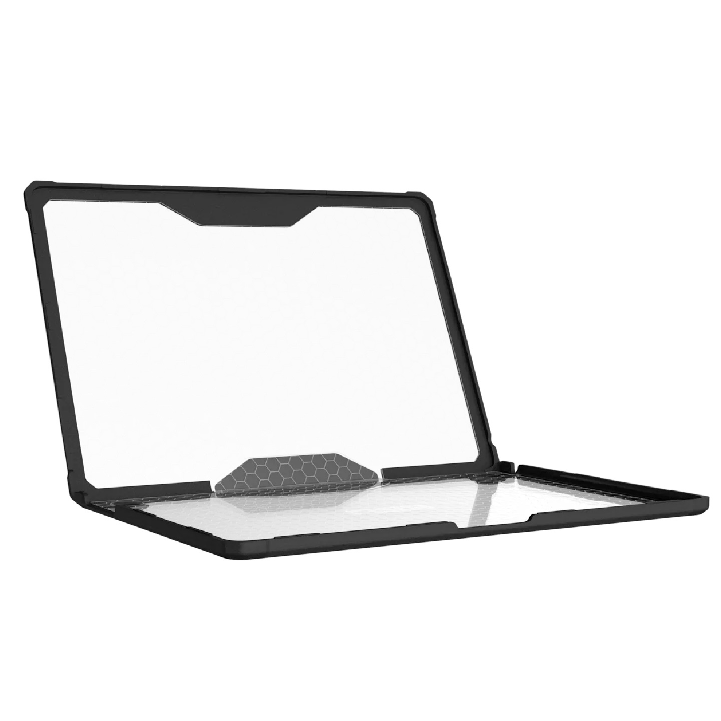 UAG Plyo Apple MacBook Air (15') (M2/M3) Rugged Case - Ice/Black (134414114340), DROP+ Military Standard, Armor Shell, 10 Years Warranty - Image 3