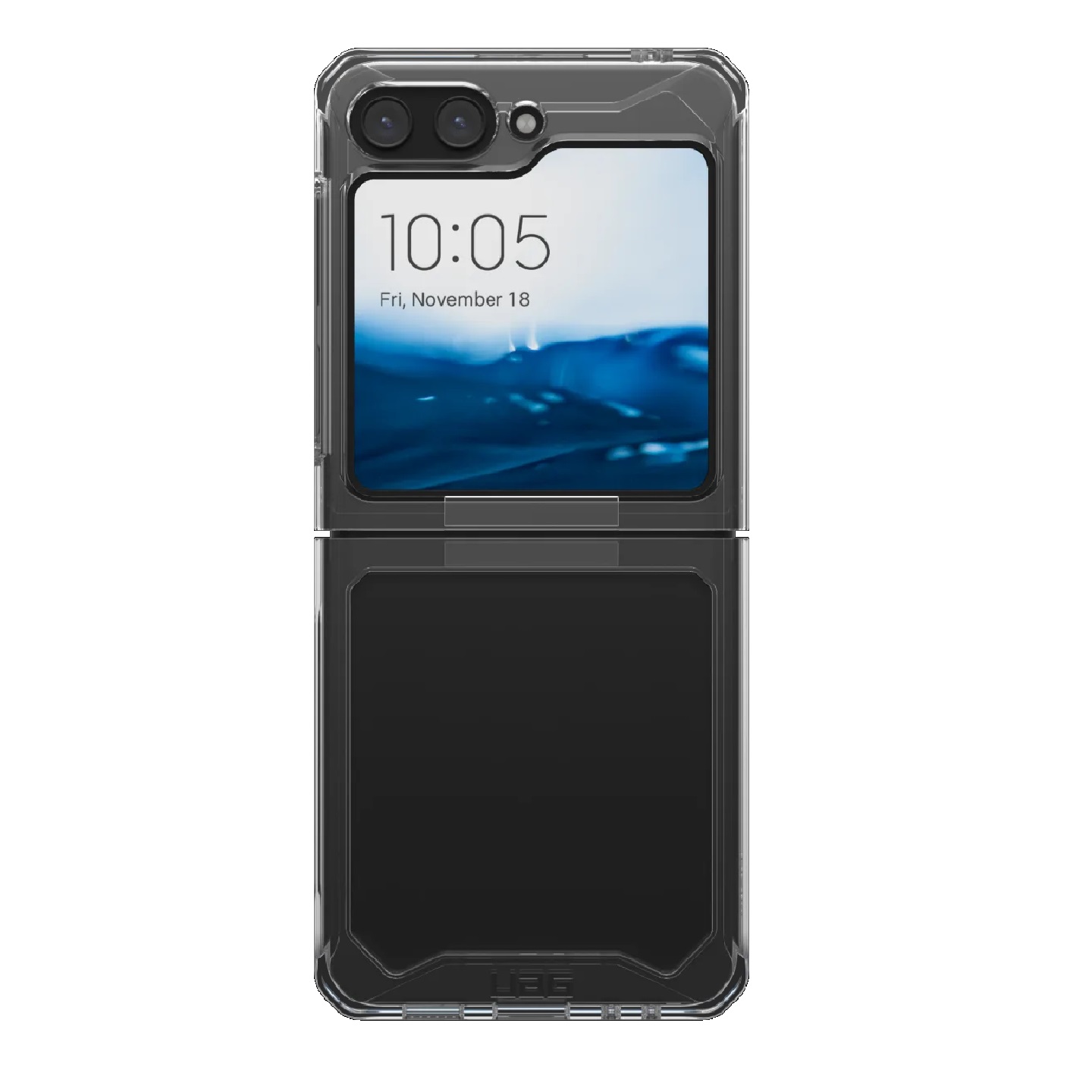 UAG Plyo Samsung Galaxy Z Flip5 5G (6.7') Rugged Case - Ice (214357114343), DROP+ Military Standard, Raised Screen Surround, 10 Years Warranty - Image 2