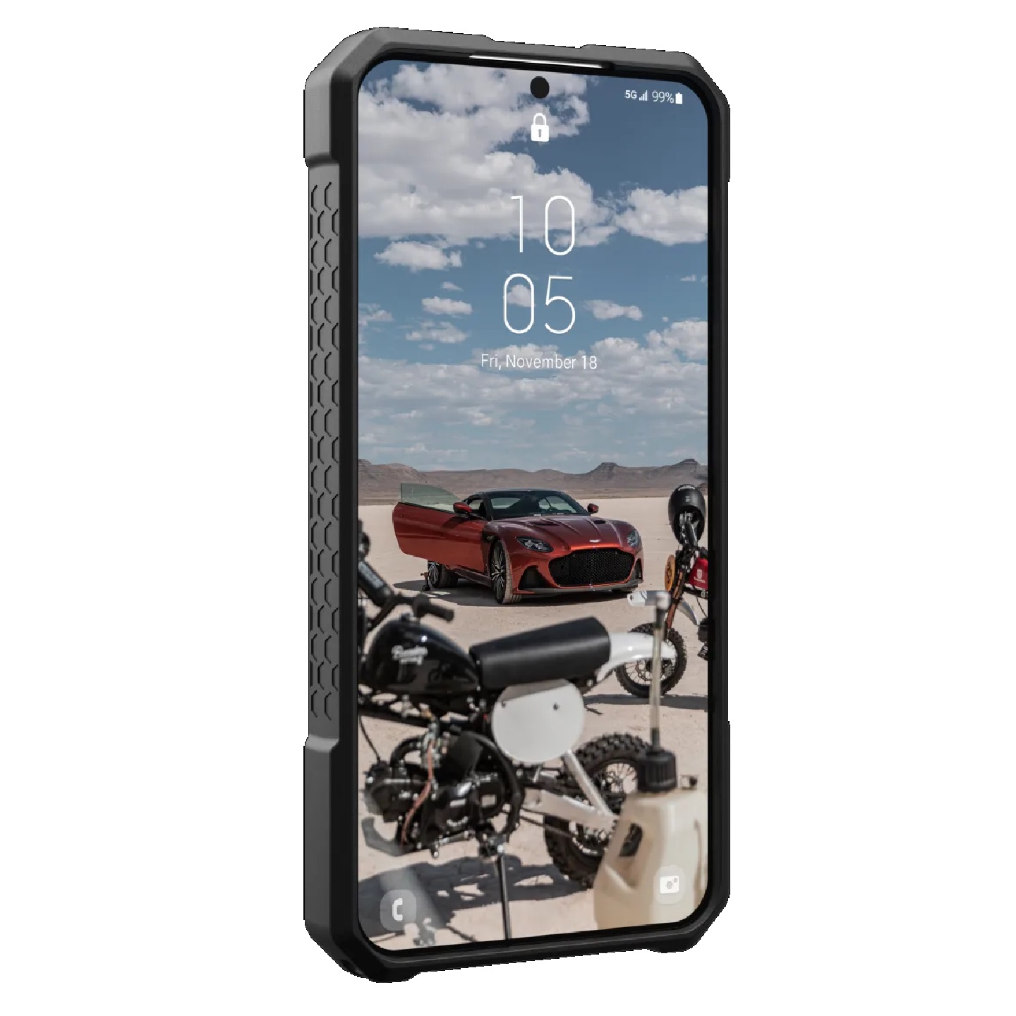 UAG Monarch Pro Magnetic Samsung Galaxy S24 5G (6.2') Rugged Case - Carbon Fiber (214412114242), 25ft. Drop Protection (7.6M), 10 Years Warranty - Image 2