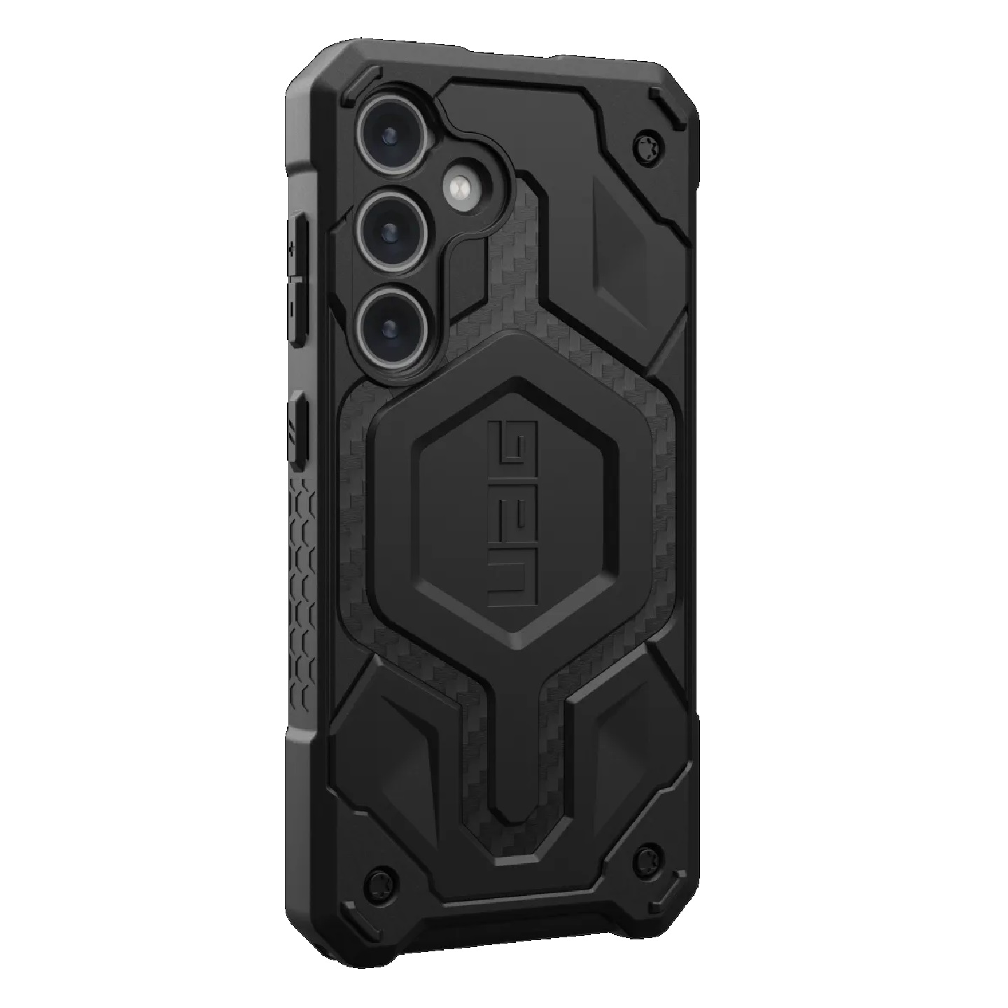 UAG Monarch Pro Magnetic Samsung Galaxy S24 5G (6.2') Rugged Case - Carbon Fiber (214412114242), 25ft. Drop Protection (7.6M), 10 Years Warranty - Image 3