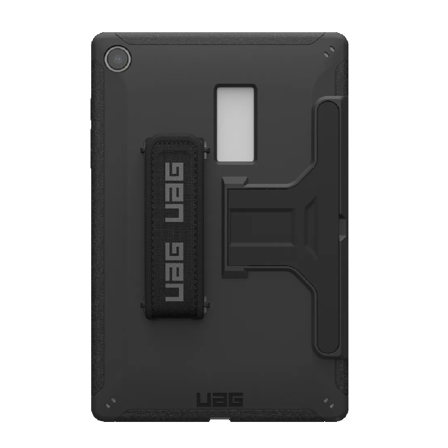 UAG Scout Samsung Galaxy Tab A9+ (11') with Kickstand & Handstrap Rugged Case - Black (224450114040), DROP+ Military Standard, 10 Years Warranty