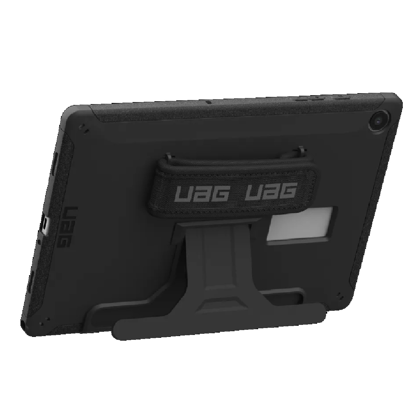 UAG Scout Samsung Galaxy Tab A9+ (11') with Kickstand & Handstrap Rugged Case - Black (224450114040), DROP+ Military Standard, 10 Years Warranty - Image 3