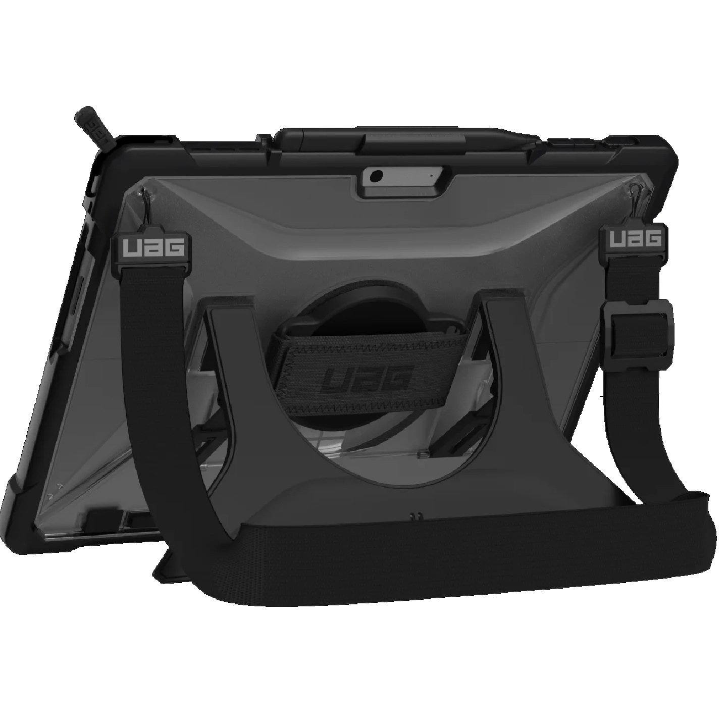 UAG Plasma Microsoft Surface Pro 11/Pro 10/Pro 9 Hand & Shoulder Strap Rugged Case -Ice (324012114343), DROP+ Military Standard, 10 Years Warranty - Image 2