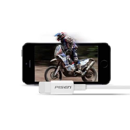 Pisen Mr White Lightning to USB-A Cable (20cm) White - Support Both Fast Charging and Data Cable, Stretch-Resistant, Lightweight, iPhone/iPad/MacBook - Image 3