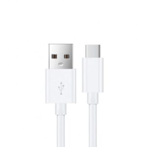 USP USB-C to USB-A Cable (2M) White - 3A, Durable, Fast Charge, High Quality, Samsung Galaxy, iPad, MacBook, Google, OPPO, Nokia, 2 Years Warranty
