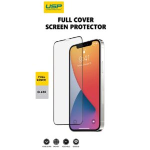USP Apple iPhone 16 / iPhone 15 (6.1') Tempered Glass Screen Protector : Full Coverage, 9H Hardness, Bubble-Free, Anti-fingerprint, 3 Years Warranty