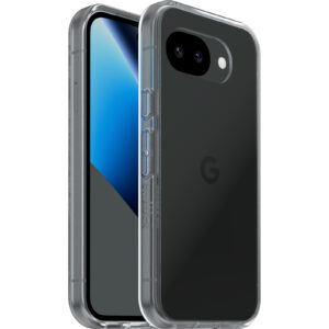 OtterBox React Google Pixel 10A 5G (6.3') Case Clear - (77-000217), Antimicrobial, DROP+ 3X Military Standard,Raised-Edges,7 Years Warranty