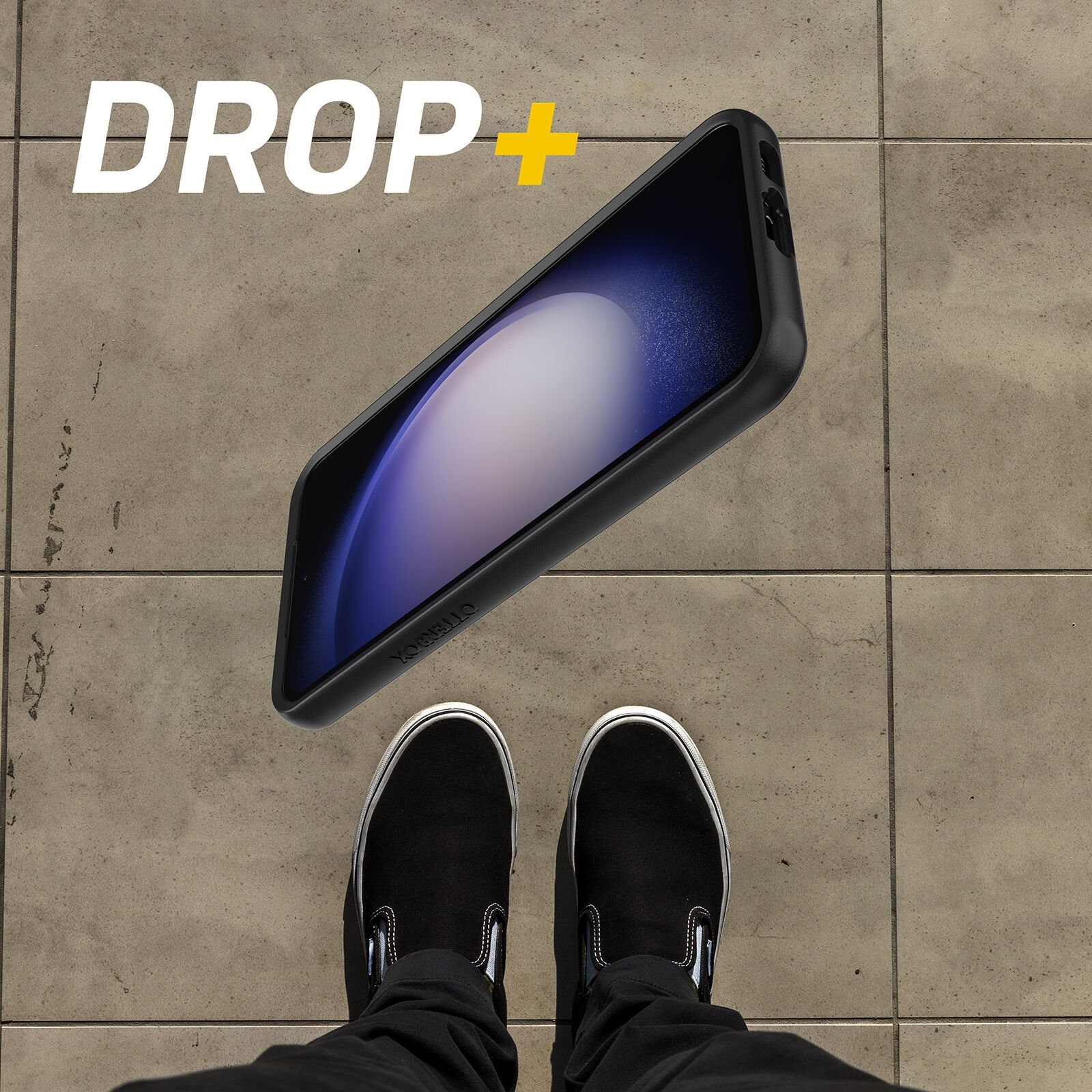 OtterBox Symmetry Samsung Galaxy S23+ 5G (6.6') Case Black - (77-91122), Antimicrobial, DROP+ 3X Military Standard, Raised Edges, 7 Years Warranty - Image 2