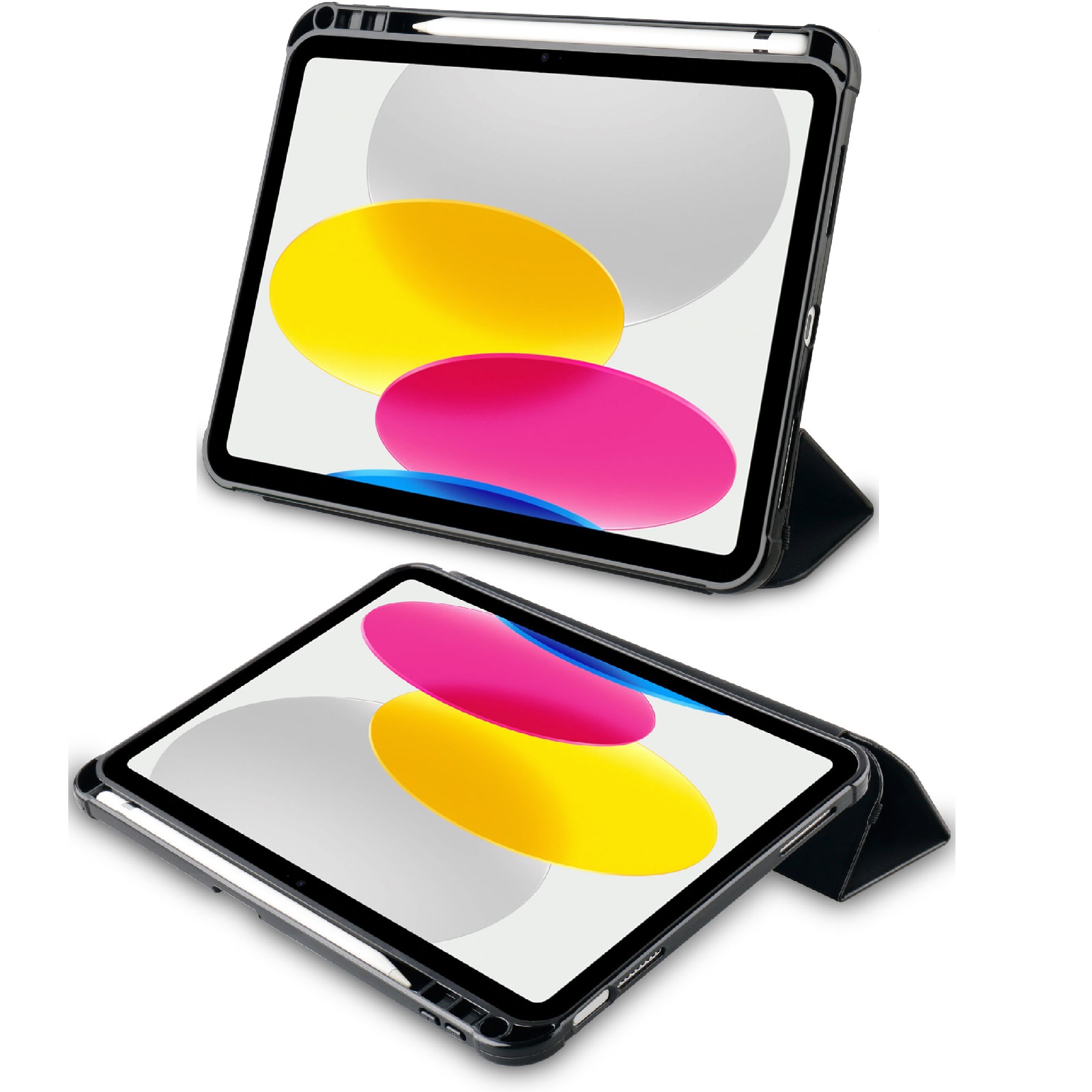 OtterBox React Folio Apple iPad (11.0') 11th Gen (A16) / iPad 10th Gen (10.9') Case Black - (77-92188),DROP+ Military Standard,7 Years Warranty - Image 3