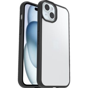 OtterBox React Apple iPhone 15 Plus / iPhone 14 Plus (6.7') Case Black Crystal (Clear/Black) - (77-92768), DROP+ Military Standard,7 Years Warranty