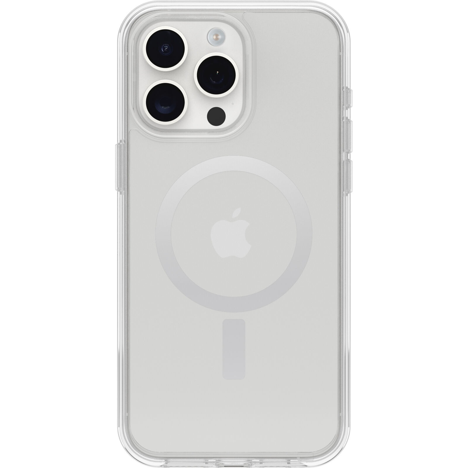 OtterBox Symmetry+ MagSafe Apple iPhone 15 Pro Max (6.7') Case Clear - (77-93081), Antimicrobial, DROP+ 3X Military Standard, 7 Years Warranty - Image 2