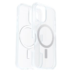 OtterBox React MagSafe Apple iPhone 16 (6.1') Case Clear - (77-96245),DROP+ Military Standard,Hard Case with Soft Grip Edges,7 Years Warranty