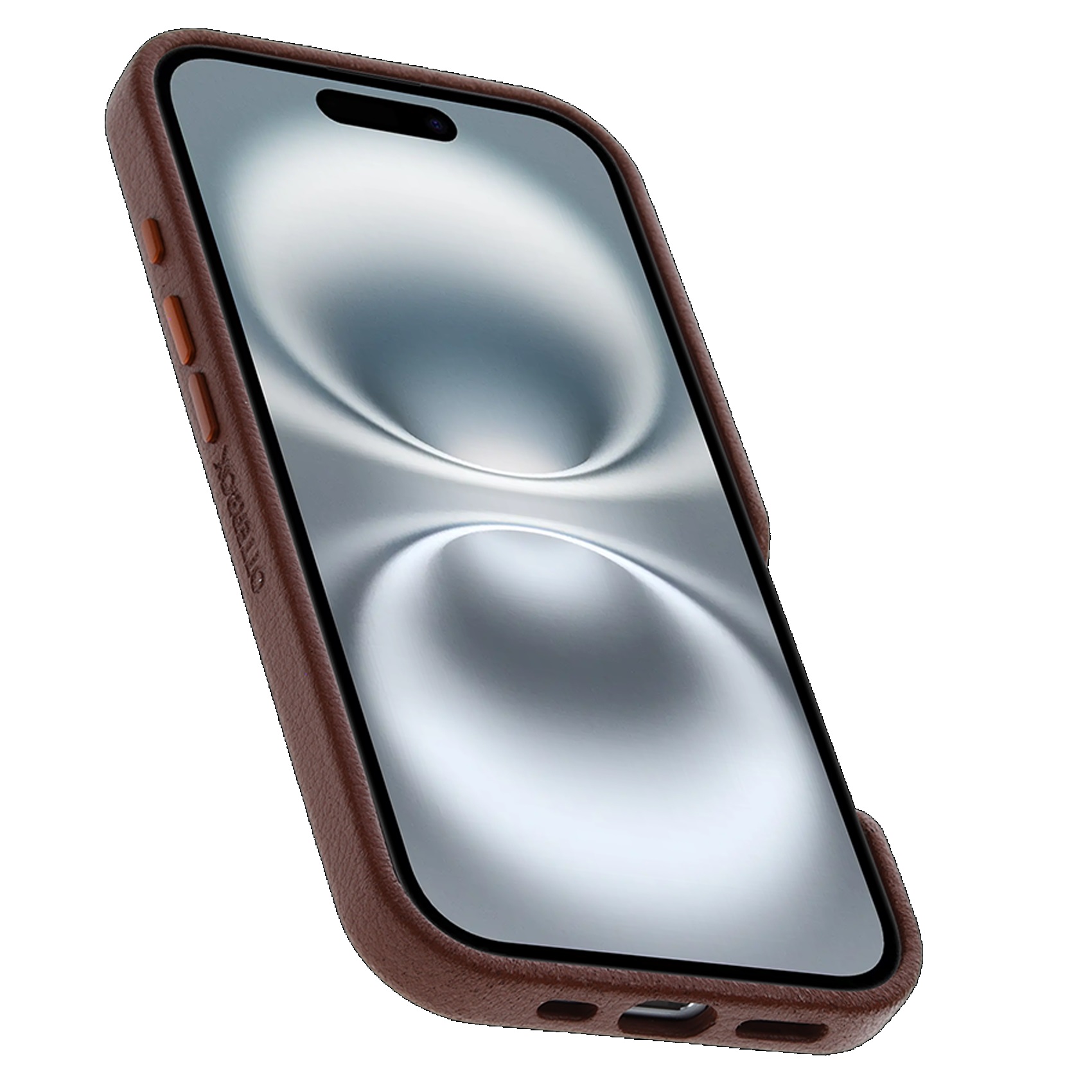 OtterBox Symmetry MagSafe Cactus Leather Apple iPhone 16 (6.1') Case Brown - (77-96305),DROP+ 3X Military Standard,Pocket friendly, 7 Years Warranty - Image 4