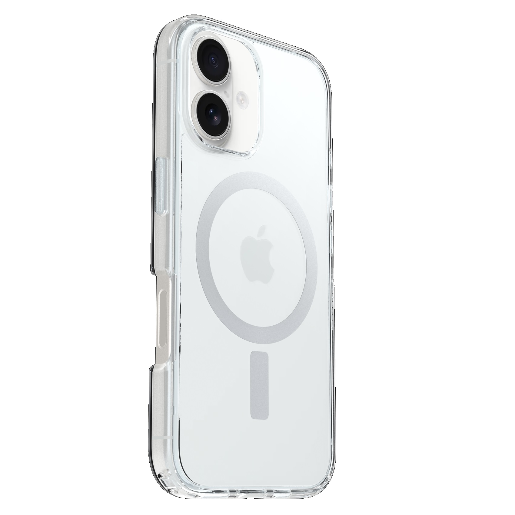 OtterBox Symmetry Clear MagSafe Apple iPhone 16 (6.1') Case Clear - (77-96369),Antimicrobial,DROP+ 3X Military Standard, Raised Edges,7 Years Warranty - Image 3