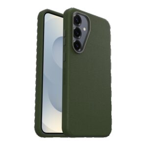 OtterBox Symmetry Cactus Leather Samsung Galaxy S25 5G (6.2') Case Cactus Grove Green - (77-97389), DROP+ 3X Military Standard, 7 Years Warranty