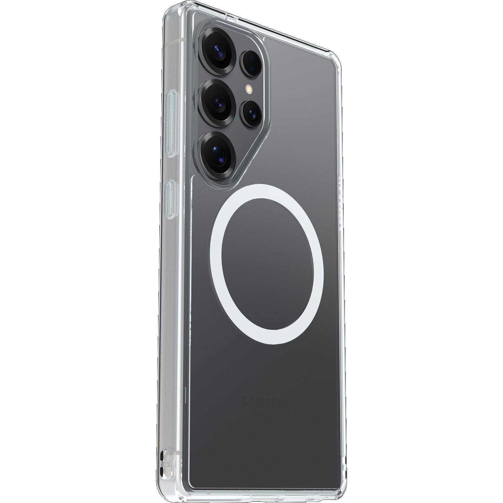 OtterBox Symmetry Clear Magnets Samsung Galaxy S25 Ultra 5G (6.9') Case Clear - (77-97520), DROP+ 3X Military Standard, Raised Edges, 7 Years Warranty - Image 3