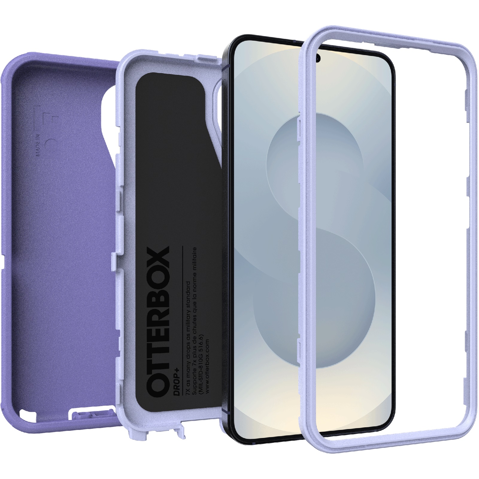OtterBox Defender Samsung Galaxy S25+ 5G / Galaxy S24+ 5G (6.7') Case Mountain Majesty Purple - (77-97617),DROP+ 7X Military Standard,7 Years Warranty - Image 3