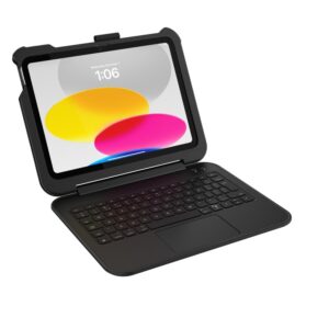 OtterBox Achiever 360 Apple iPad (11.0') 11th Gen (A16) / iPad 10th Gen (10.9') Keyboard with Case (English) Black - (77-97885 ), 7 Years Warranty