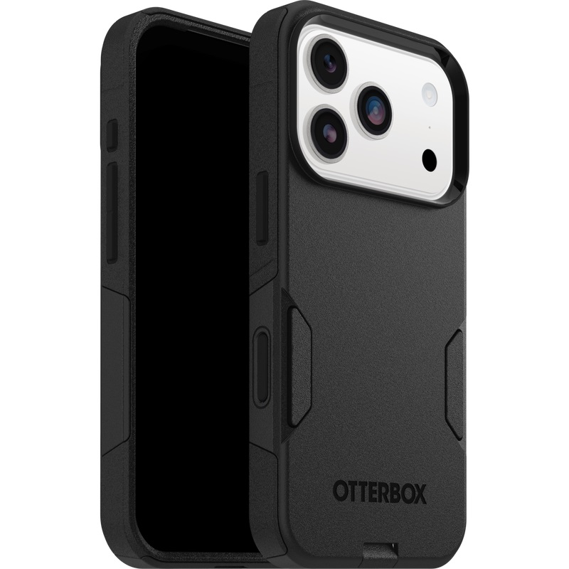 OtterBox Commuter Apple iPhone 17 Pro (6.3') Case Black - (77-98323), DROP+ 3X Military Standard, Pocket Friendly, Hassle-Free, 7 Years Warranty