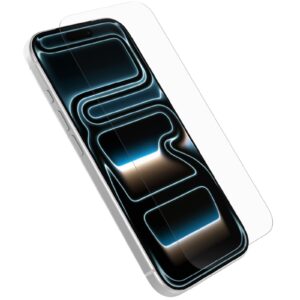 OtterBox Glass Apple iPhone 17 Pro (6.3') Screen Protector Clear - (77-98682), Drop Protection, Anti-Scratch, Flawless Touch, 2 Years Warranty