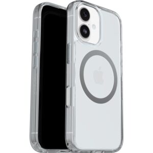 OtterBox Symmetry Clear MagSafe Apple iPhone 17 (6.3') Case Clear - (77-98781), DROP+ 3X Military Standard, Raised Edges, Hassle-Free,7 Years Warranty