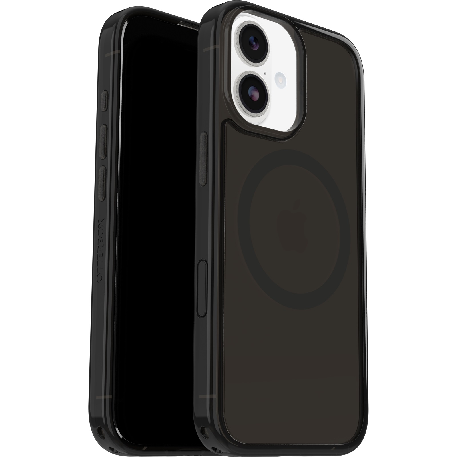 OtterBox Symmetry Clear MagSafe Apple iPhone 17 (6.3') Case Black Mist (Clear/Black) - (77-98801), DROP+ 3X Military Standard, 7 Years Warranty