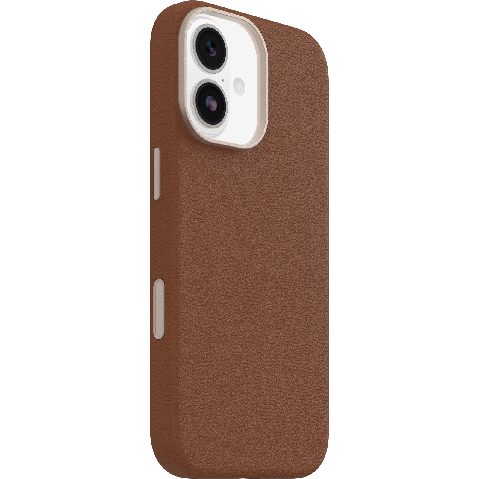 OtterBox Symmetry Cactus Leather MagSafe Apple iPhone 17 (6.3') Case Desert Saddle (Brown) - (77-99017), DROP+ 3X Military Standard, 7 Years Warranty - Image 3