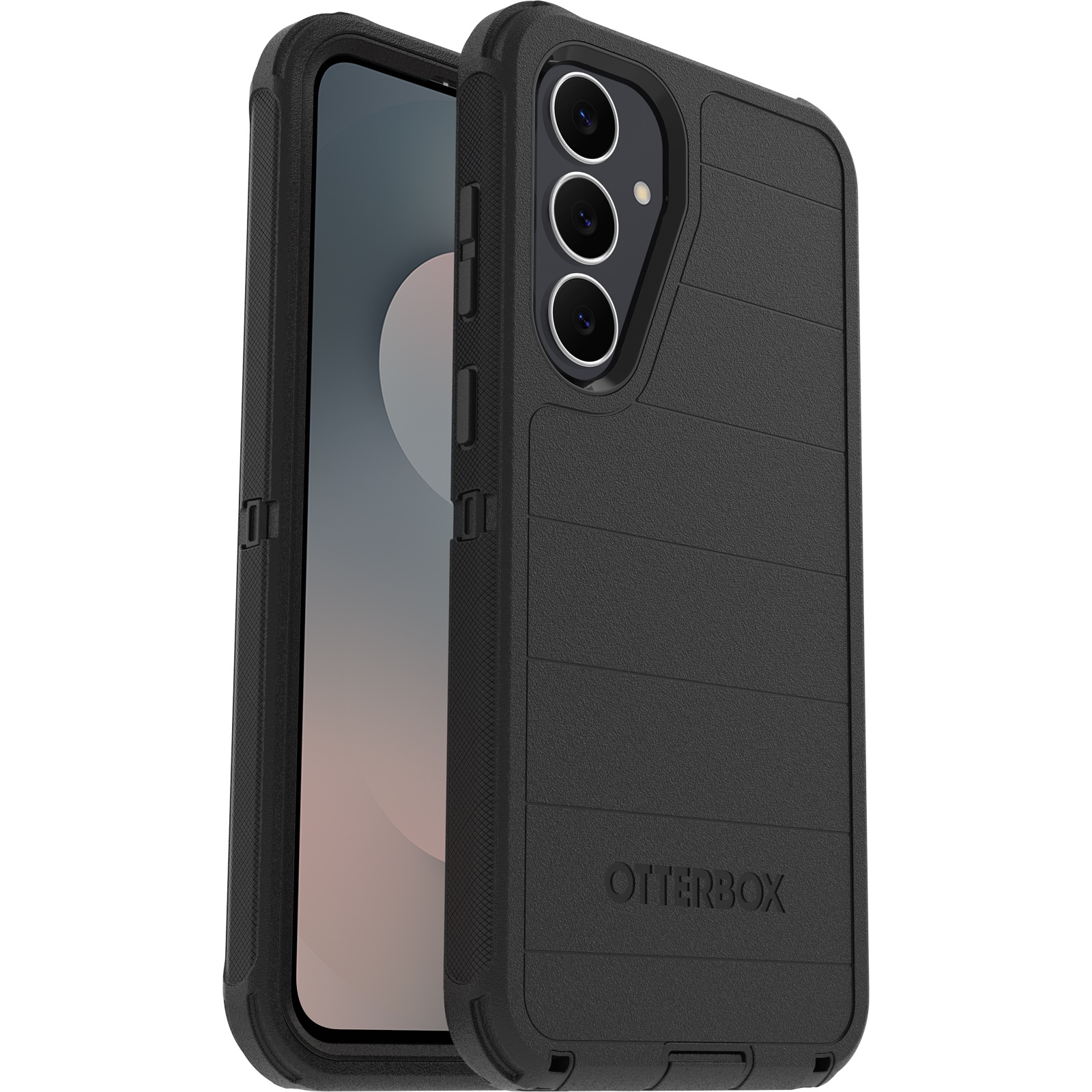 OtterBox Defender Pro Samsung Galaxy S25 FE 5G (6.7') Case Black - (77-99249), DROP+ 7X Military Standard, Raised Edges, 7 Years Warranty