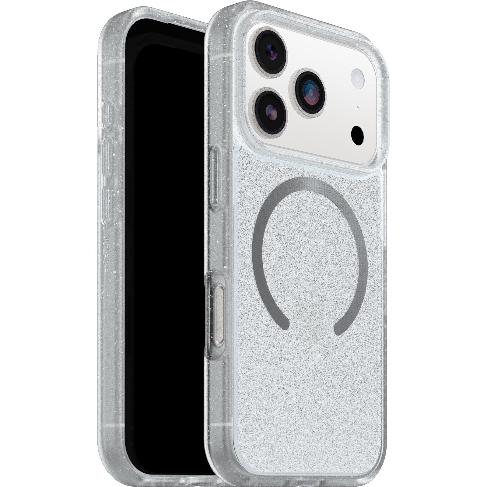 OtterBox React MagSafe Apple iPhone 17 Pro Max (6.9') Case Stardust (Clear Glitter) - (77-99283),DROP+ Military Standard,Raised Edges,7 Years Warranty