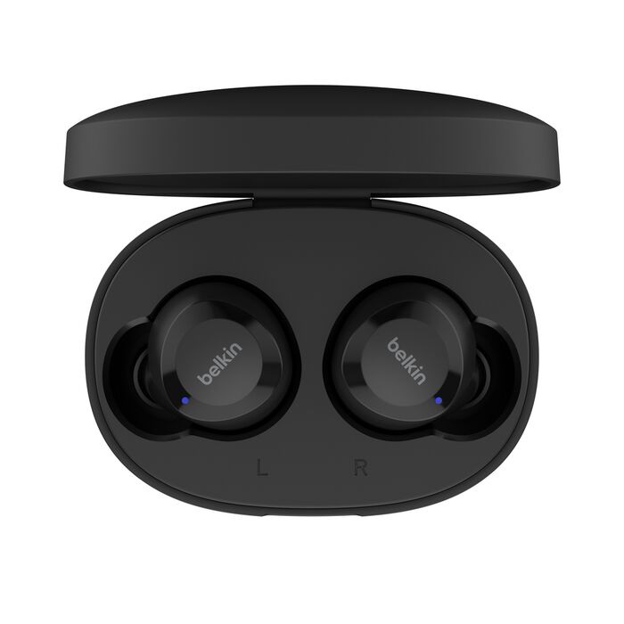 Belkin SoundForm Bolt 2 Wireless Earbuds - Black (AUC009fqBKV2), 28 Hours, LightWeight, Multipoint Technology, IPX4 rated, 2 Years Warranty - Image 2