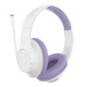 Belkin SoundForm Inspire Wireless Over-Ear Headset for Kids (AUD006btLV), 85dB, Safe Sound For Kids, 35 hours, Foldable, 2 Years Warranty