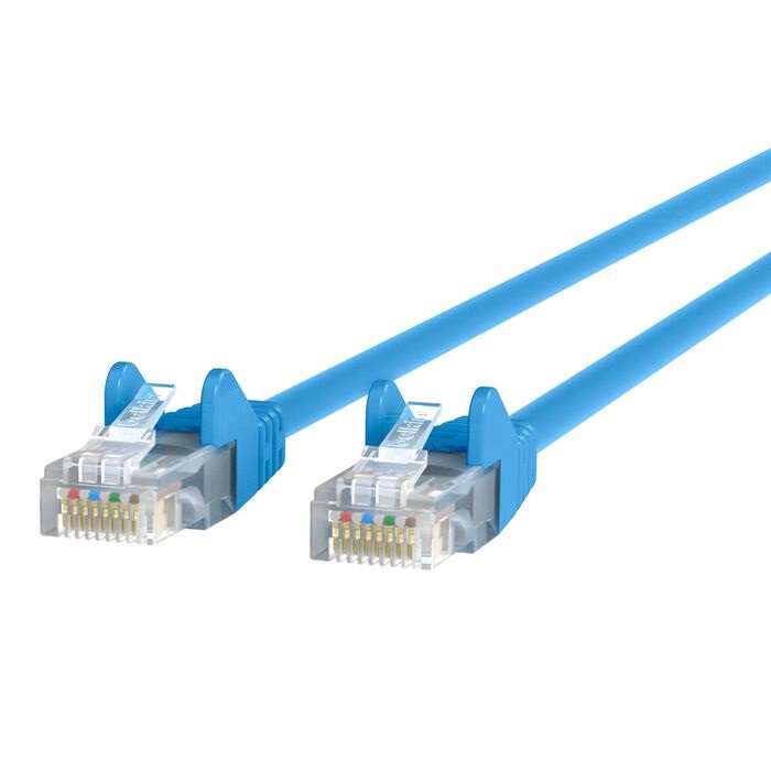 Belkin Cat6 Network Cables (1M) - Blue (A3L980bt01MBLUS), Exceeds 500MHz In Performance Tests, Snagless Prevents Breaking & Cracking, 2 Years Warranty - Image 2
