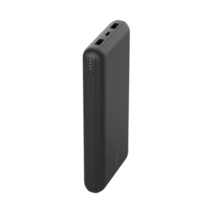 Belkin BoostCharge CCC-Certified 20k mAh Power Bank (Triple-Port) + USB-C  to USB-A Cable - Black (BPB012btBK), 2x USB-A, 1x USB-C, 2 Years Warranty