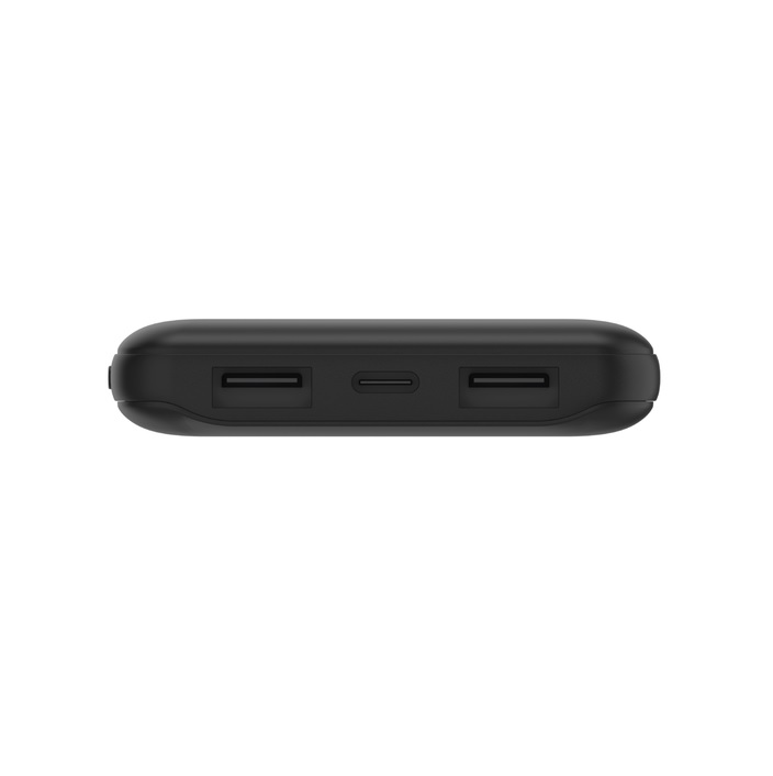 Belkin BoostCharge CCC-Certified 10k mAh Power Bank (Triple-Port) + USB-C to USB-A Cable - Black (BPB011BTBK), 2x USB-A, 1x USB-C, 2 Years Warranty - Image 3