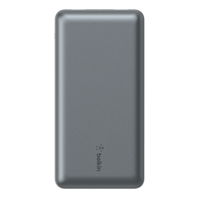 Belkin BoostCharge 20k mAh Power Bank (Triple-Port) + USB-C to USB-A Cable - Space Grey (BPB012btGY), 2xUSB-A (12W), 1xUSB-C (15W), 2 Years Warranty - Image 4