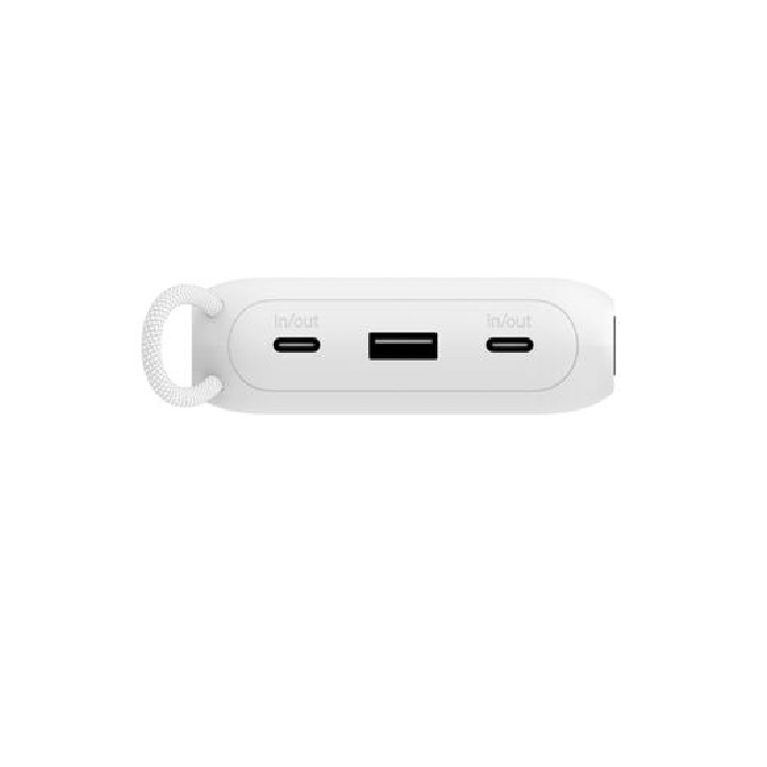 Belkin BoostCharge 20K mAH Power Bank with Display + USB-C to USB-C Cable 60W (15CM) - White (BPB028fqWH), 20W, 2x USB-C Ports, 2 Years Warranty - Image 4