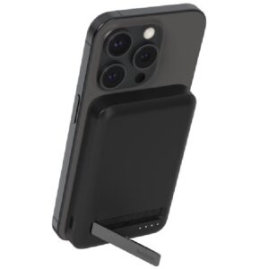 Belkin BoostCharge Pro 5k mAh Magnetic Power Bank With Qi2 + USB-C Cable (1M) - Black (BPD006btBK),15W,1xUSB-C, Overcharge Protection,2 Years Warranty