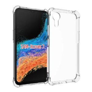 USP Samsung Galaxy Xcover7 (6.6') Jelly Clear Case - Shockproof, DropProof, Tough Gel, Flexibilty, Extra Grip, Long Lasting Protection,3 Year Warranty