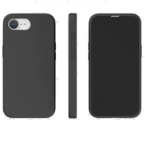 USP Apple iPhone 16e (6.1') Silicon Case Black - Two Tough Layers, Port Covers, No Slip Grippy Edges, Anti-fall, Durable, Sleek, 3 Year Warranty