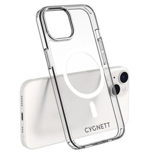 Cygnett AeroMag Apple iPhone 16e/ iPhone 14 / iPhone 13 Clear Protective Case - (CY4173CPAEG),Slim,Hard-Shell Back,MagSafe Compatible,2 Years Warranty