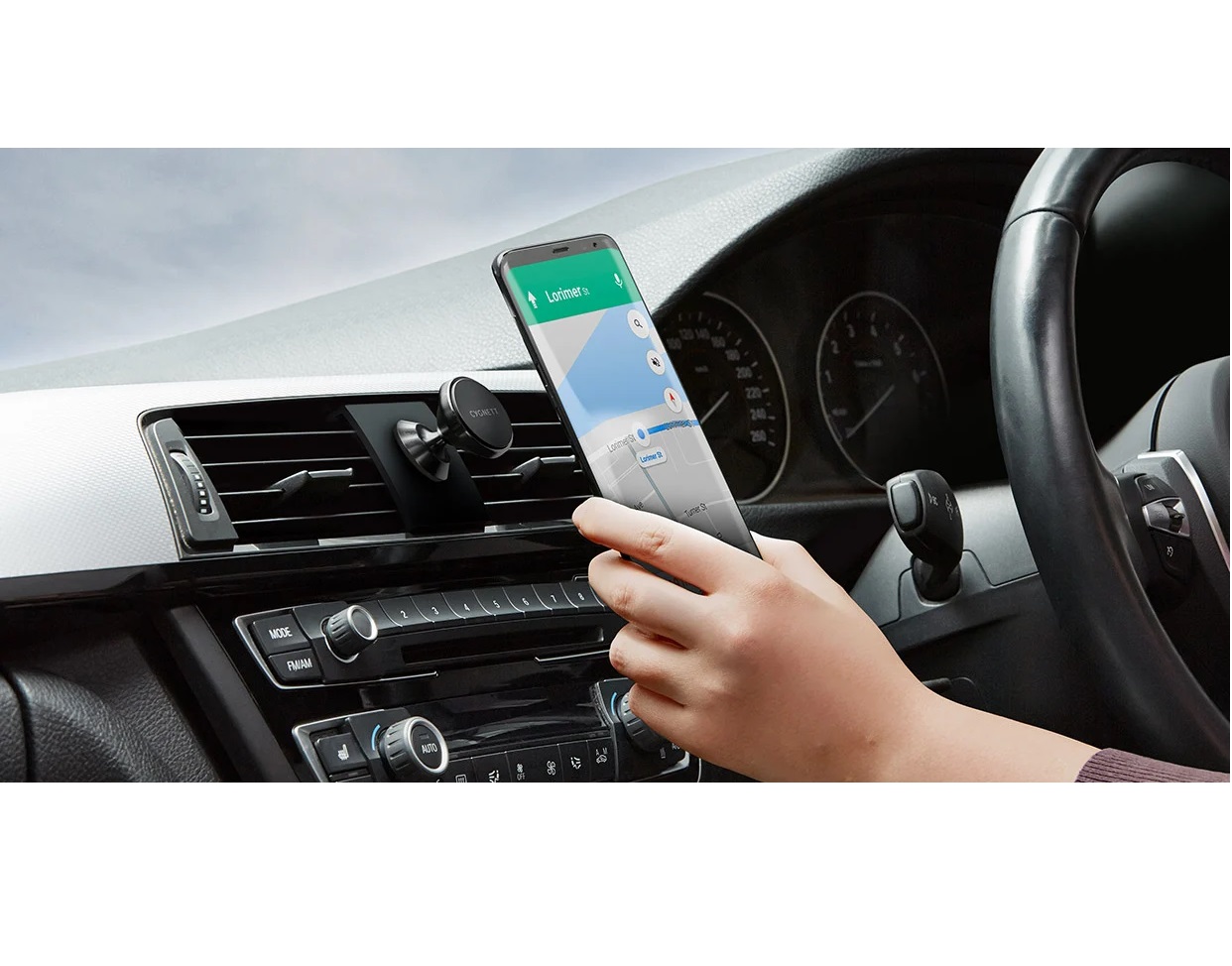 Cygnett MagMount Plus Car Dash and Windscreen Phone Magnetic Mount - Black(CY2378ACDAS), 360° Adjustable, Strong Magnetic Hold,2 Years Warranty - Image 4