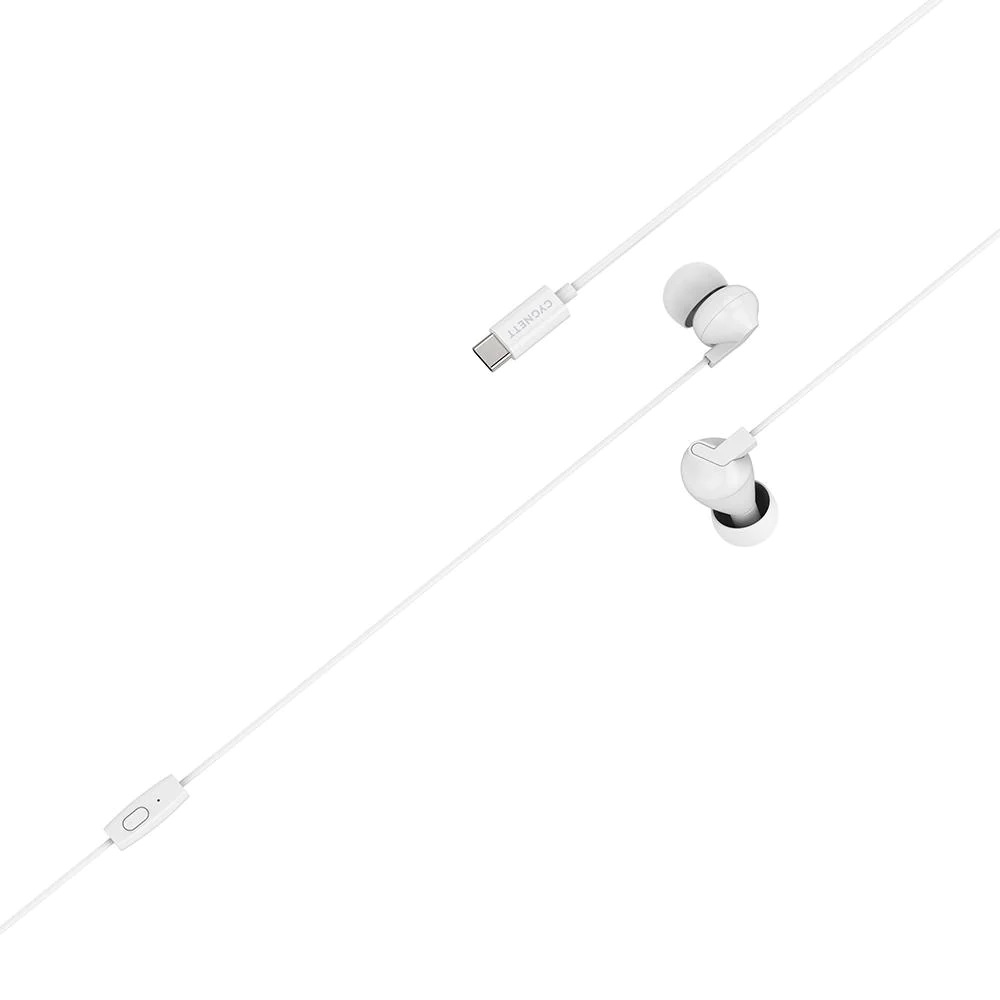 Cygnett Essentials USB-C Earphones - White (CY2868HEUSB),Built-in Microphone for Phone Calls, Control at Your Fingertips,Simply Plug, 2 Years Warranty - Image 4