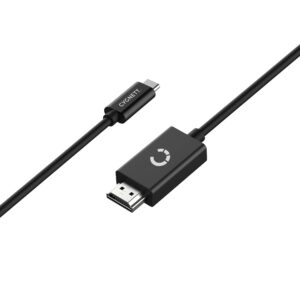Cygnett Unite USB-C to HDMI Cable (1.8M) - Black (CY3305HDMIC),Support 4K/60hz,Extend from Laptop/Tablet/Phone to HDMI TV/Projector, 2 Years Warranty