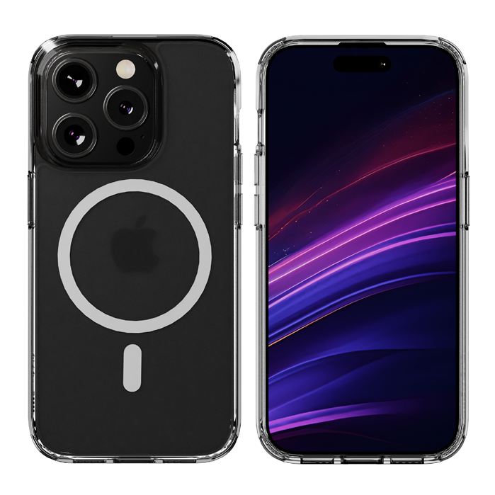 Cygnett AeroMag Apple iPhone 16 Pro (6.3') Clear Case - (CY5002CPAEG), TPU Frame, Hard-Shell Back,Magsafe Compatible,4FT DropProof,2 Years Warranty - Image 2