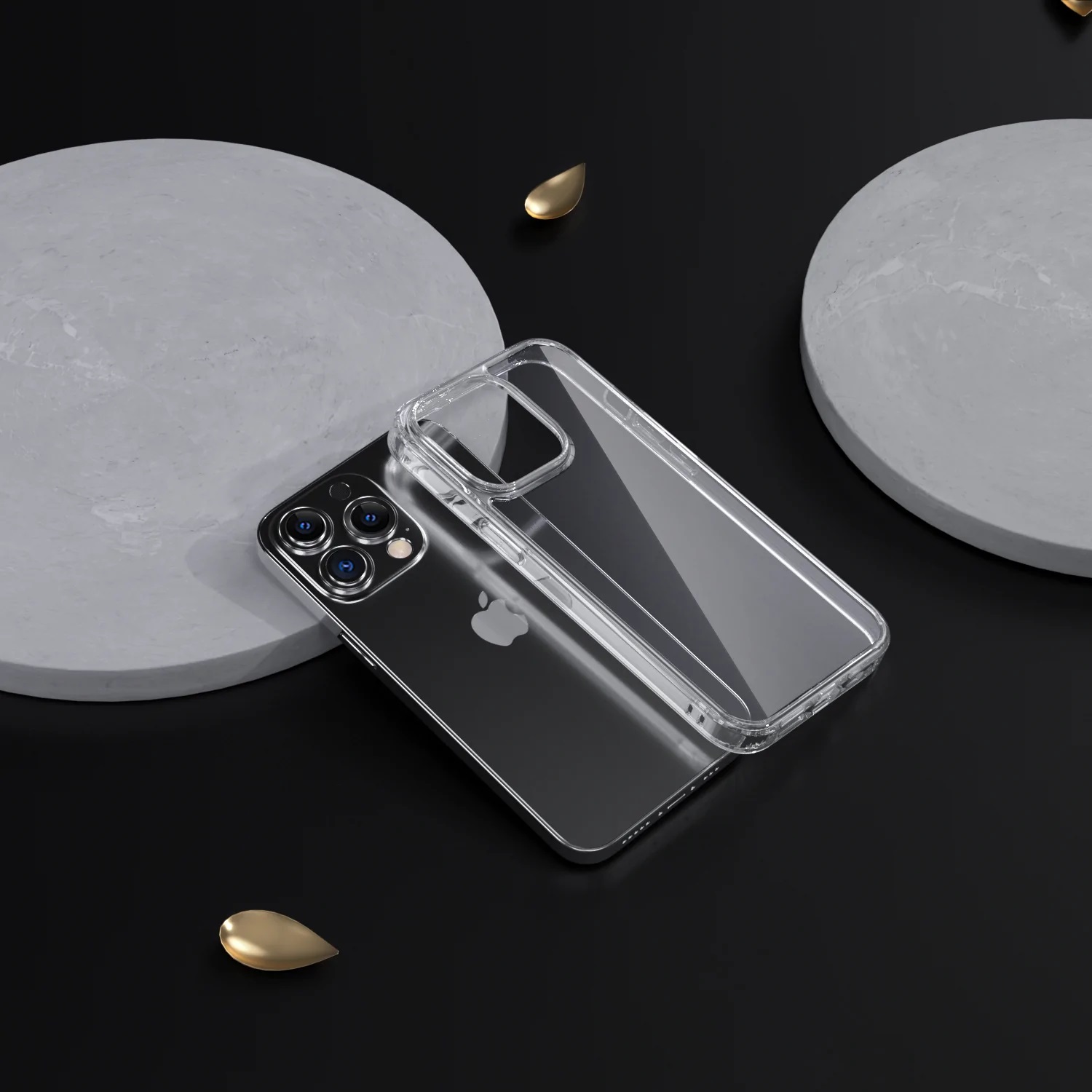 Phonix Apple iPhone 12 / iPhone 12 Pro Clear Rock Shockproof Case - Ultra-thin, Lightweight, Crystal Clear, Strong & Durable, 10 Years Warranty - Image 4