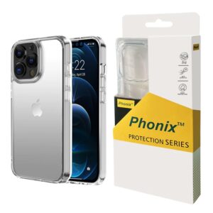 Phonix Apple iPhone 12 Pro Max Clear Rock Shockproof Case - Ultra-thin, Lightweight, Non-slip, Crystal Clear, Strong & Durable, 10 Years Warranty