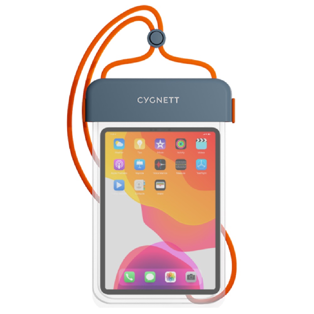 Cygnett AquaGuard Universal Waterproof Tablet Pouch - (CY4411CYWPP) Dust & Sand Protection,Fits Tablet up to 11',Adjustable lanyard, 2 Years Warranty - Image 2