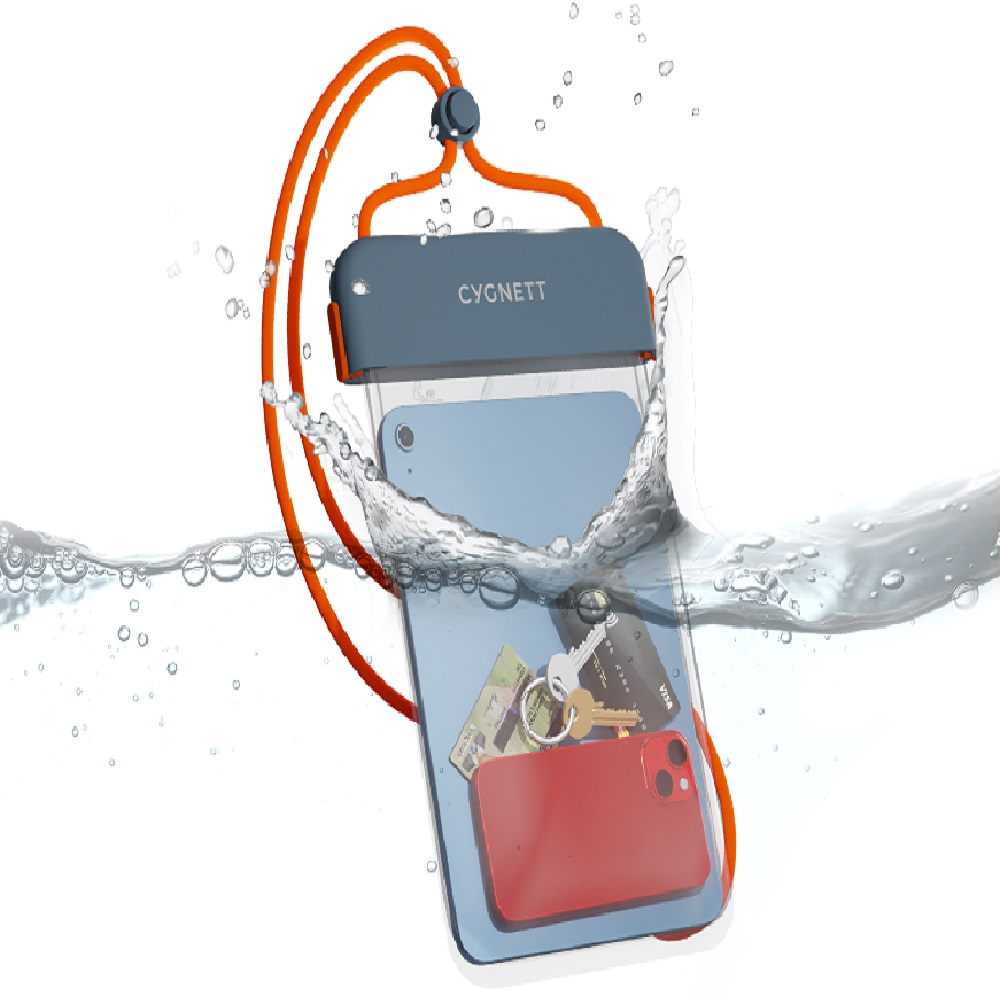 Cygnett AquaGuard Universal Waterproof Tablet Pouch - (CY4411CYWPP) Dust & Sand Protection,Fits Tablet up to 11',Adjustable lanyard, 2 Years Warranty - Image 3